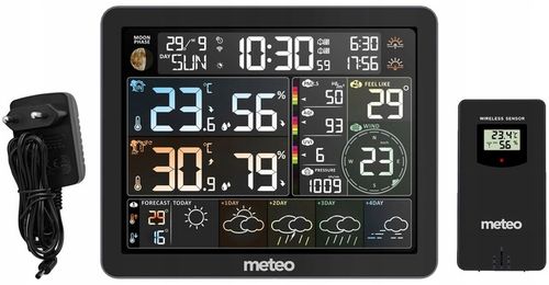 MULTI STACJA POGODOWY METEO SP400 WIFI +MIERNIK POWIETRZA HIGROMETR na Arena.pl