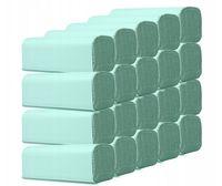 Ręcznik papierowy ZZ zielony Gruby Gramatura 38-40g 21cmx23 4000szt