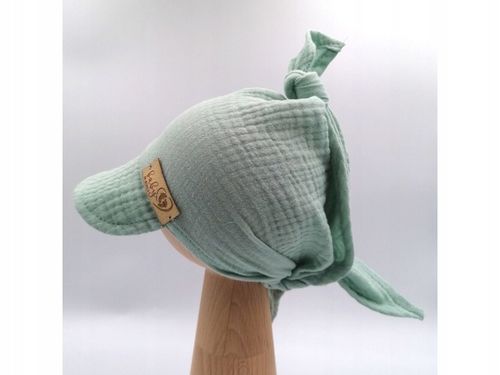 CHUSTA Z DASZKIEM CZAPECZKA MUŚLINOWA ODDYCHAJĄCA na Arena.pl