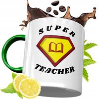Kubek Zielony Dla Nauczyciela Na Dzień Nauczyciela Z Nadrukiem Ze Zdjęciem