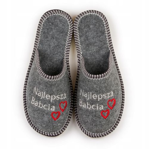 Kapcie Najlepszy Dziadek Filc Ciepłe Dzień Dziadka na Arena.pl