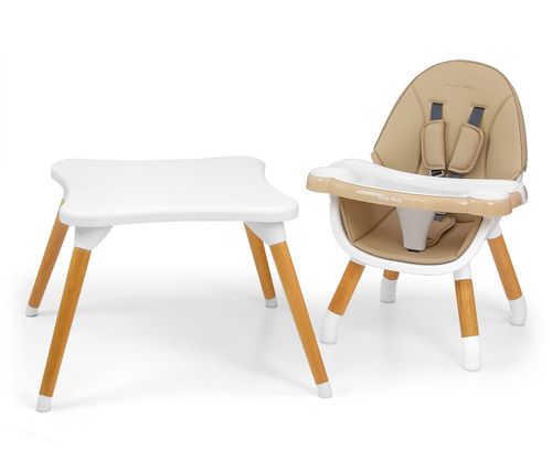 MILLY MALLY Krzesełko do karmienia 2w1 Malmo Beige na Arena.pl