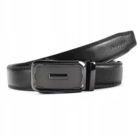 pasek skórzany męski pierre cardin 556 hy08 - czarny