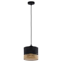 PAGLIA Czarna Lampa Wisząca Żyrandol