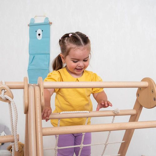 domowy plac zabaw Piramida - drewno na Arena.pl