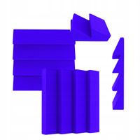 PANEL AKUSTYCZNY WYGŁUSZAJĄCY WAVE 30x30x5,5 CM - fioletowy