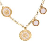 kolia z emaliowanymi monetkami (c15/mon/57au)