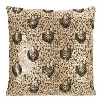 Poszewka Z Cekinami 45X45 Malio Złoto Czarna