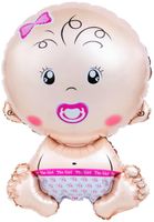 Balon foliowy Bobas dziewczynka 49x74cm