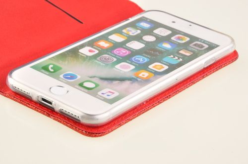 Etui Smart Brokat do APPLE iPhone 7 / 8 czerwony na Arena.pl