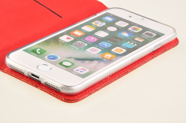 Etui Smart Brokat do APPLE iPhone 7 / 8 czerwony zdjęcie 5