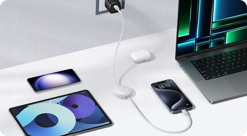 Kabel USB Baseus Free2Pull Mini USB-C do USB-C, 60W, 1, (biały) na Arena.pl