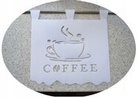 Zazdrostka kuchenna firana KAWA Cafe GLAMUR 35x35