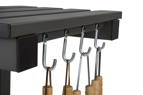 Grill ogrodowy węglowy ruszt żeliwny wózek Carbo - Angul II PREMIUM. na Arena.pl