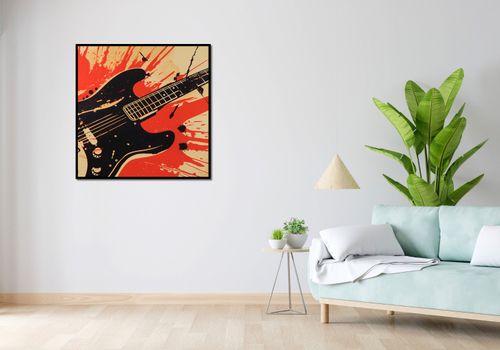 Plakat 90x90cm Gitara Elektryczna na Arena.pl