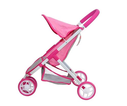 MILLY MALLY 2728 Wózek dla lalek Susie Prestige Pink na Arena.pl