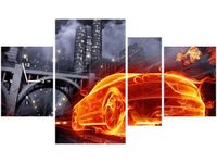 70CM 120CM OBRAZ 4 ELEM MKNĄCE AUTO ŚCIENNY