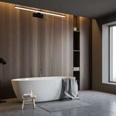 Łazienkowa LAMPA ścienna SPLASH ML5723 Milagro metalowa OPRAWA kinkiet LED 16W 4000K nad lustro IP44 czarny