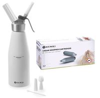 SYFON DO BITEJ ŚMIETANY 0.5L + 24 NABOJE | HENDI