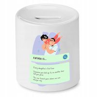 Skarbonka Dla Taty Father Is Prezent Z Nadrukiem Ze Zdjęciem