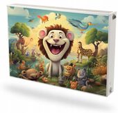 Mata magnetyczna magnes na grzejnik na wymiar DLA DZIECI ZWIERZĘTA LEW