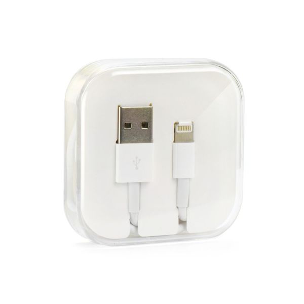 Kabel USB A do Lightning 1A HD4 BOX 1 m biały zdjęcie 1