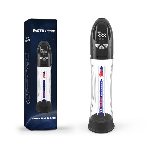 Pompka- Passion Pump, Premium Rechargeable Automatic Waterproof Lcd Pump zdjęcie 1