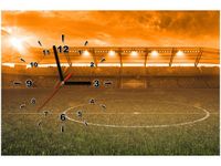 60CM 40CM ZEGAR OBRAZ STADION BLASKU SŁOŃCA DRUK PŁÓTNO RAMA