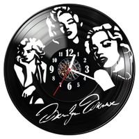 Zegar ścienny z płyty winylowej Marilyn Monroe 50.14