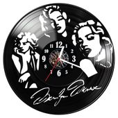 Zegar ścienny z płyty winylowej Marilyn Monroe 50.14
