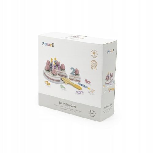 Drewniane Ciasto Tort Urodzinowy do Krojenia VIGA PolarB na Arena.pl