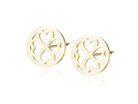 POZŁACANE KOLCZYKI GIAZD KÓŁKA SERCA KONICZYNKI