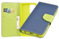 Etui portfel Fancy Case do Samsung Galaxy A52 / A52 5G niebieski