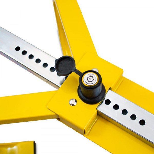 18088 Zabezpieczenie antykradzieżowe na koło blokada żółta stalowa zdjęcie 3