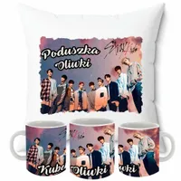 ZESTAW PODUSZKA + KUBEK STRAY KIDS + IMIĘ K-POP HYUNJIN PREZENT DLA FANA