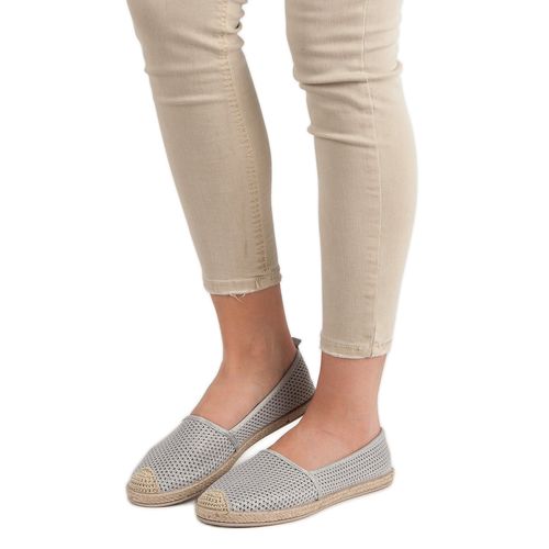 Szare Tekstylne Espadryle r.40 na Arena.pl
