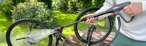 SAMOSSĄCA MYJKA CIŚNIENIOWA MOCNA POMPA 2000W TURBO DYSZA L6 ZWIJACZ na Arena.pl