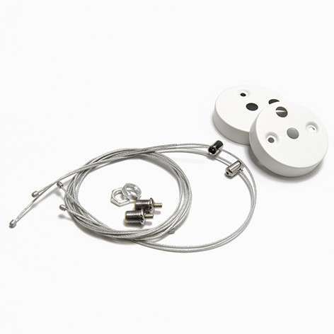 LAMPA wisząca FLARA 03631 Ideus metalowa OPRAWA prostokątny zwis LED 24W 4000K geometryczny biały zdjęcie 2