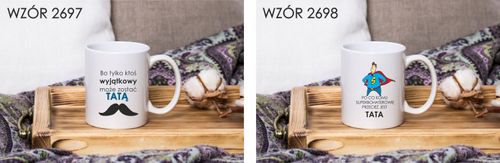 Kubek z nadrukiem PREZENT OSIĄGNĄŁEŚ TATO na Arena.pl