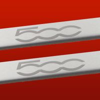 Listwa progowa FIAT 500 Stal nierdzewna 304 mat 4szt