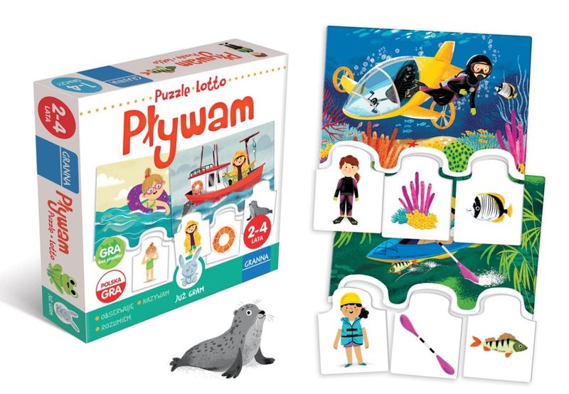 GRA Plywam - puzzle lotto 00400 04007 zdjęcie 2