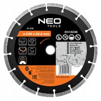Tarcza diamentowa 230 x 22.2 mm segmentowa NEO TOOLS