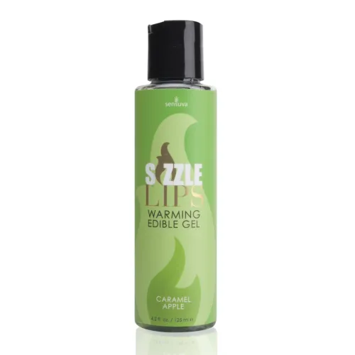 sensuva sizzle lips żel rozgrzewający jadalny karmel jabłko 125 ml na Arena.pl