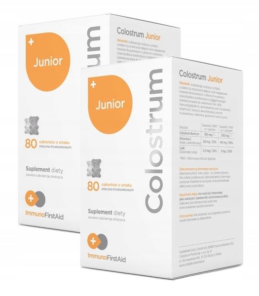 COLOSTRUM JUNIOR +PROBIOTYK IMMUNO FIRST AID 165mg zdjęcie 1