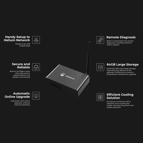 Koparka helu/kryptowalut - Sensecap M1 EU868 na Arena.pl