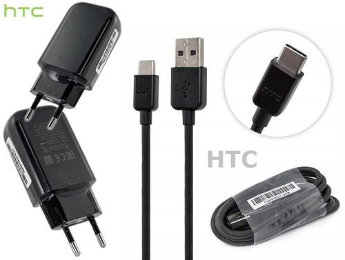 Oryg. Ładowarka HTC USB FAST 2A + kabel HTC type C na Arena.pl