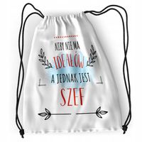 Plecak Dla Szefa Sportowy Szkolny Worek Torba Z Nadrukiem Ze Zdjęciem