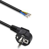Qoltec kabel zasilający Schuko kątowy 5m