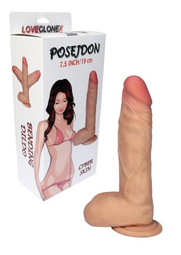 Dildo-Posejdon-Loveclonex 7,5""""""""-Flexible na Arena.pl