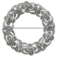 Srebrna broszka Staviori